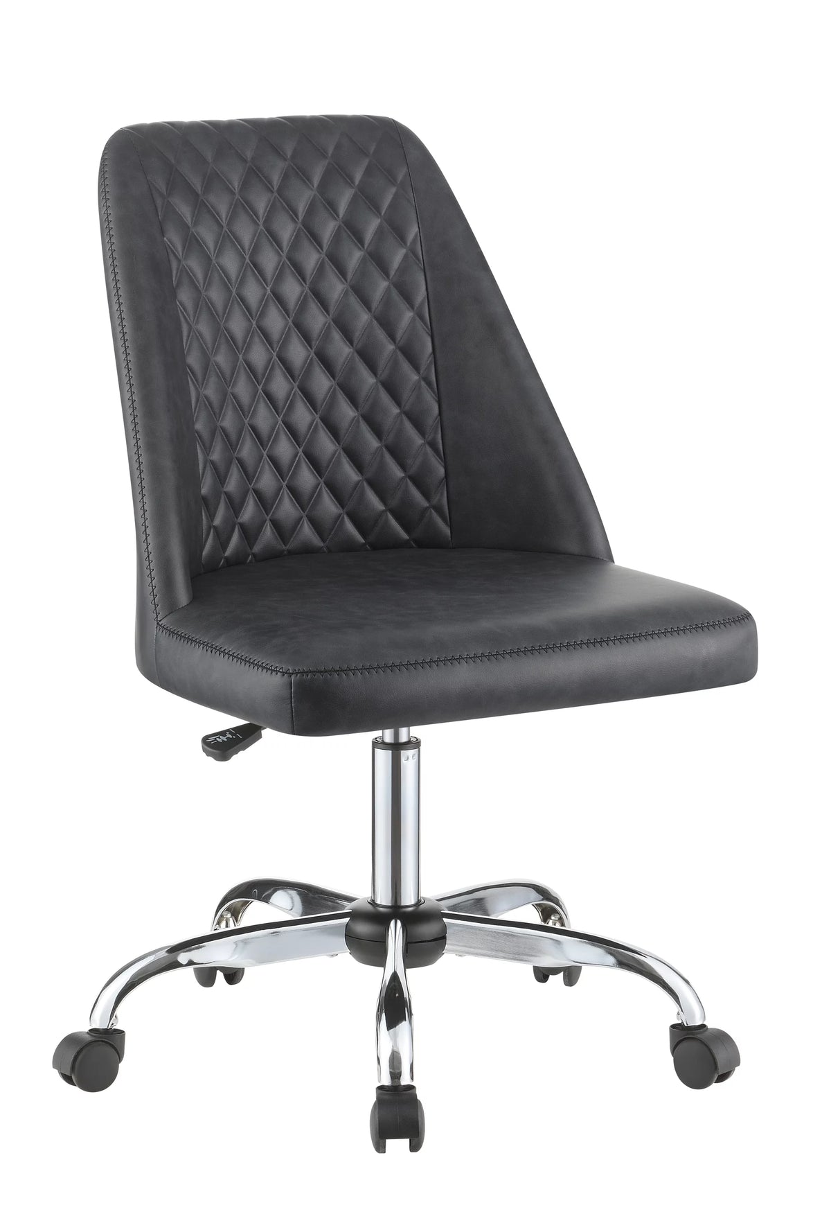 Grey and Chrome Upholstered Office Chair Z894436