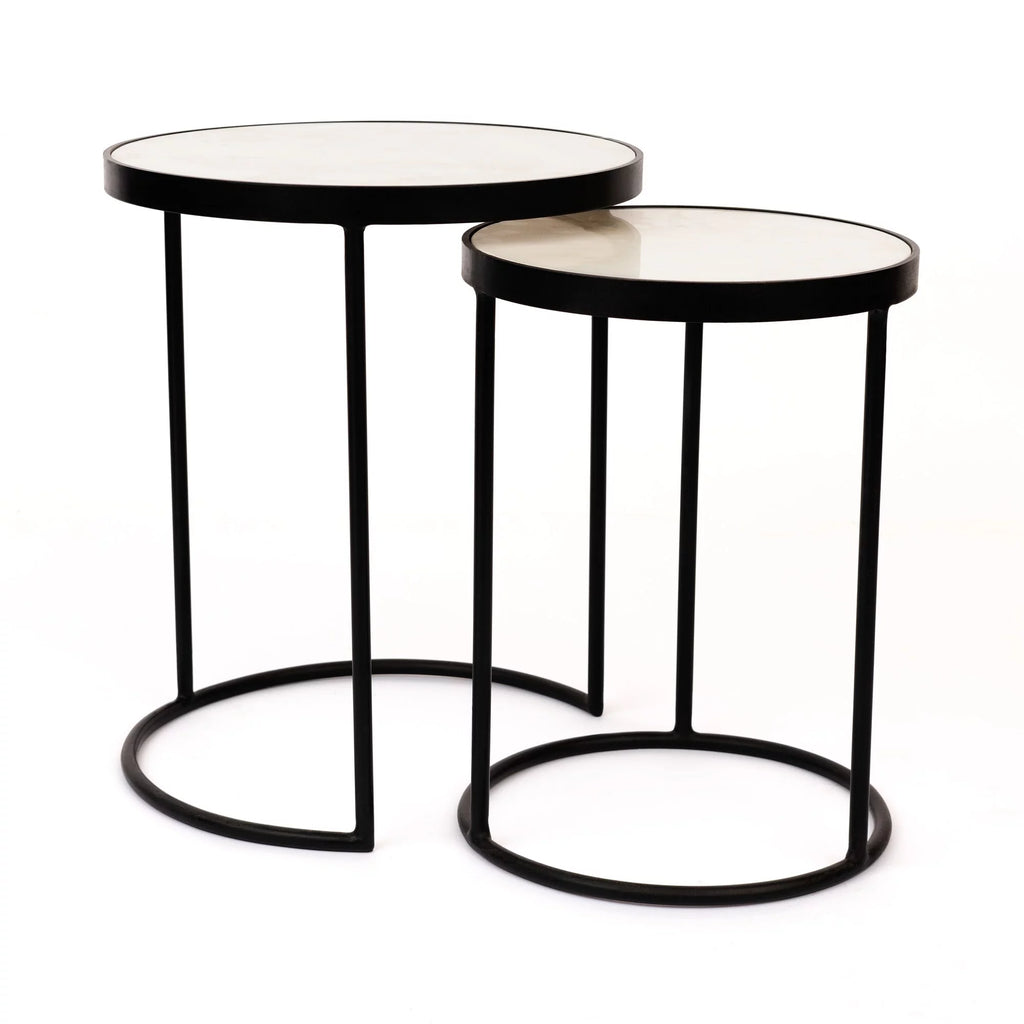 Round Marble Nesting Tables Y7022