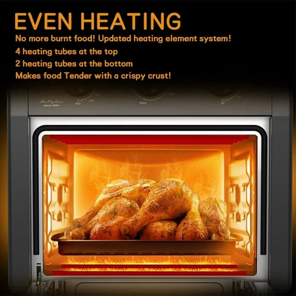 20QT Air Fryer Oven Combo with Accessories, Gray B172844