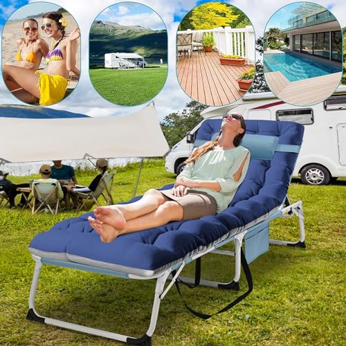 4-in-1 Folding Heavy Duty Chaise with 500LB Load Capacity R907319