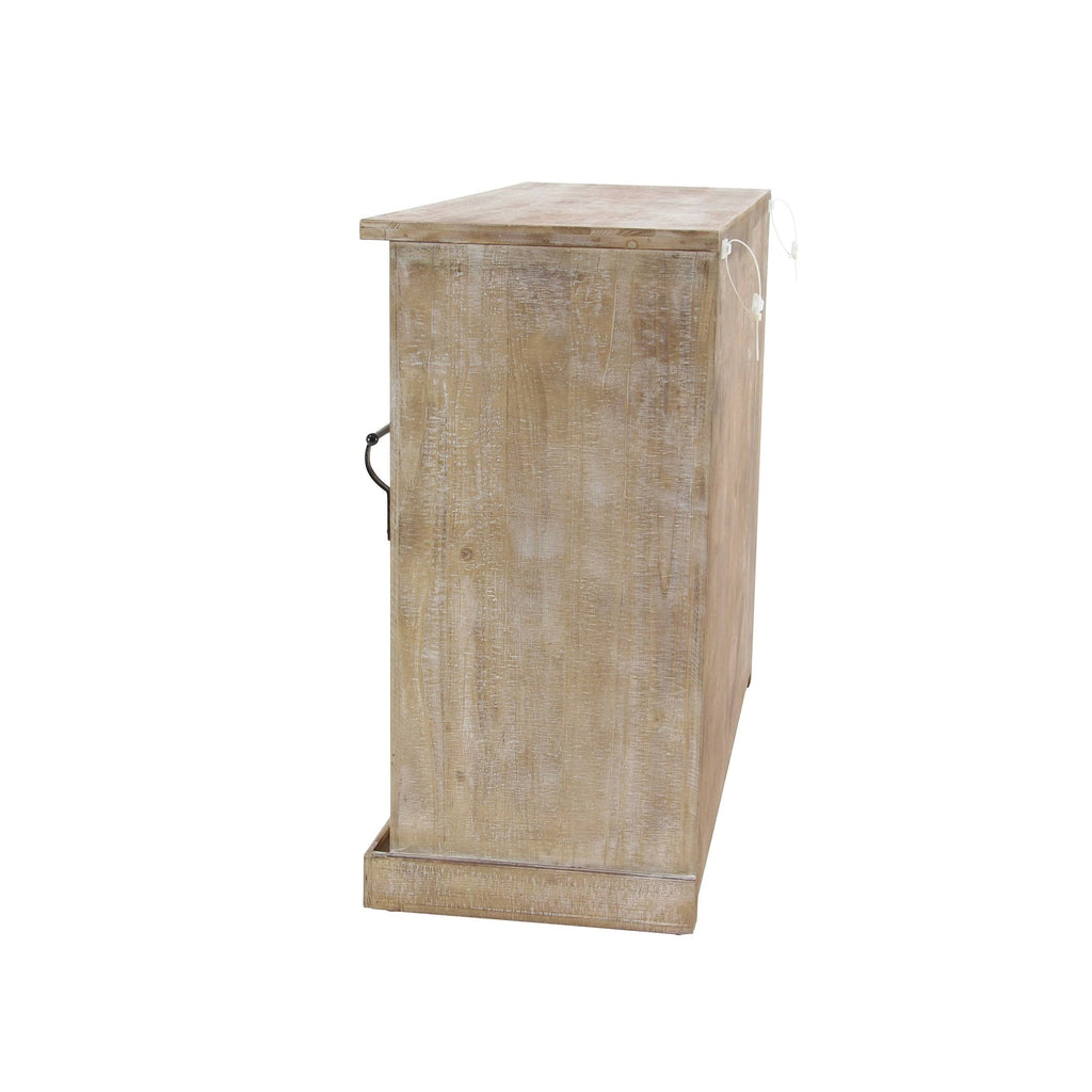 Brown Wood Farmhouse Cabinet W811379