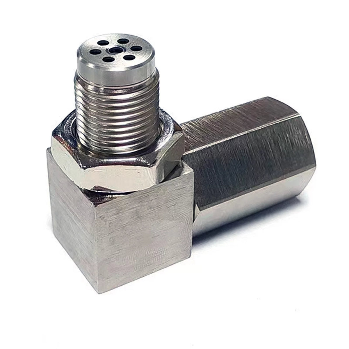 5 Pcs M18x1.5 90-Degree 304 Stainless Steel 02 Sensor Adapter I629580