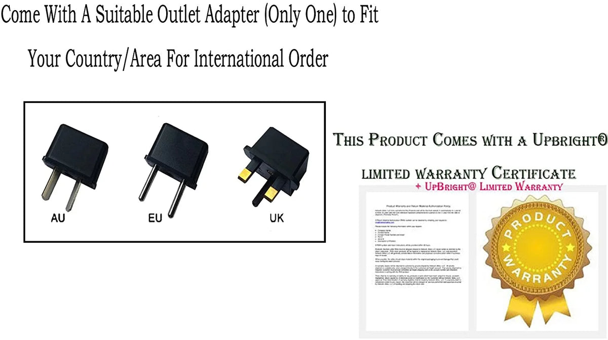12V DC Power Adapter D5867