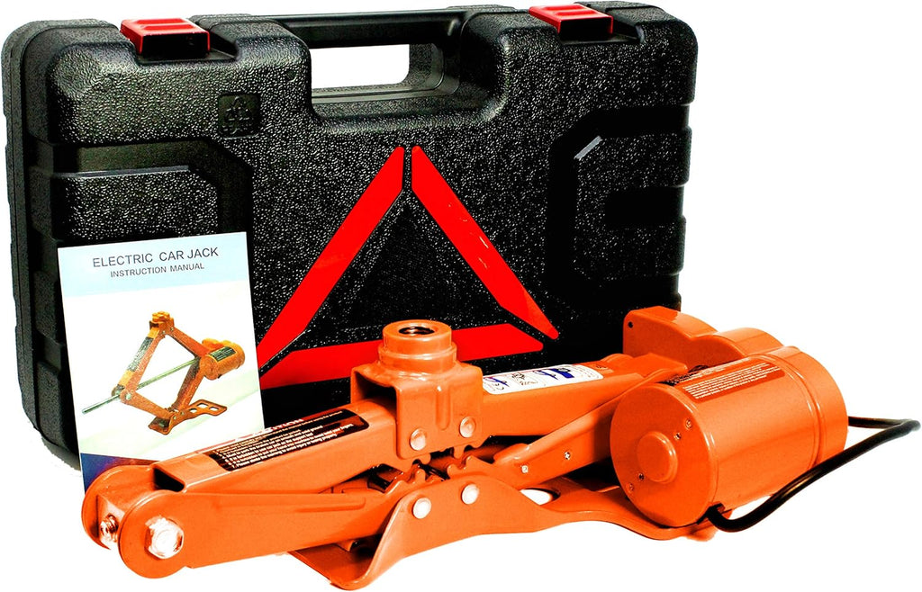 3-Ton Scissor Tire Jack Kit with Carrying Case Pack of 2 F45426