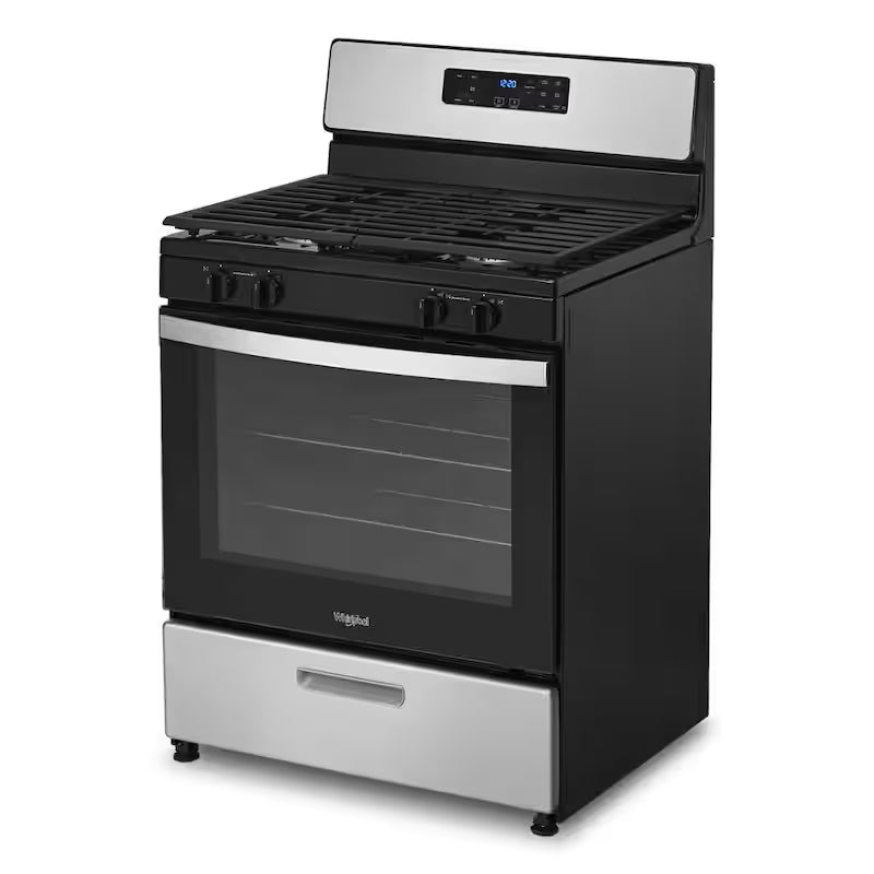 4 Burner Freestanding Gas Range Stainless Steel H462