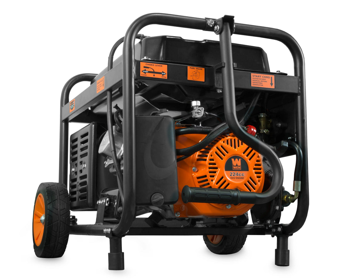 4,750/3,800-Watt Dual Fuel Portable Generator with Wheel Kit D52260