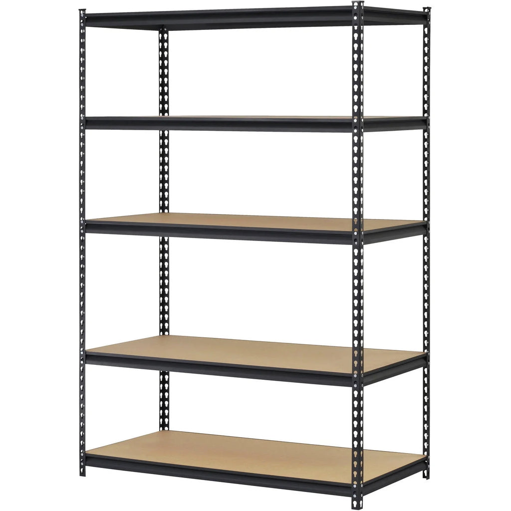 5-Tier Steel Shelving, 4,000 lbs. Total Capacity, Black I6557