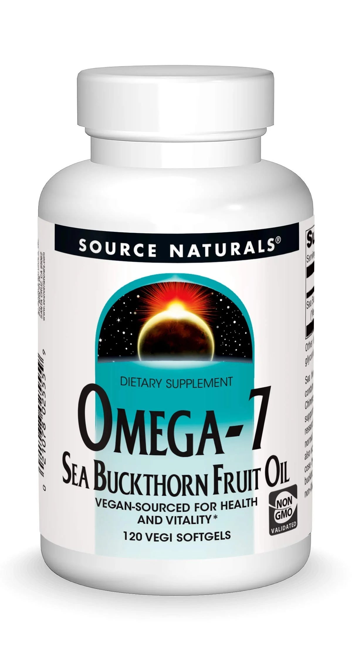 Omega-7 Sea Buckthorn Fruit Oil 120 Vegan Softgels X617930