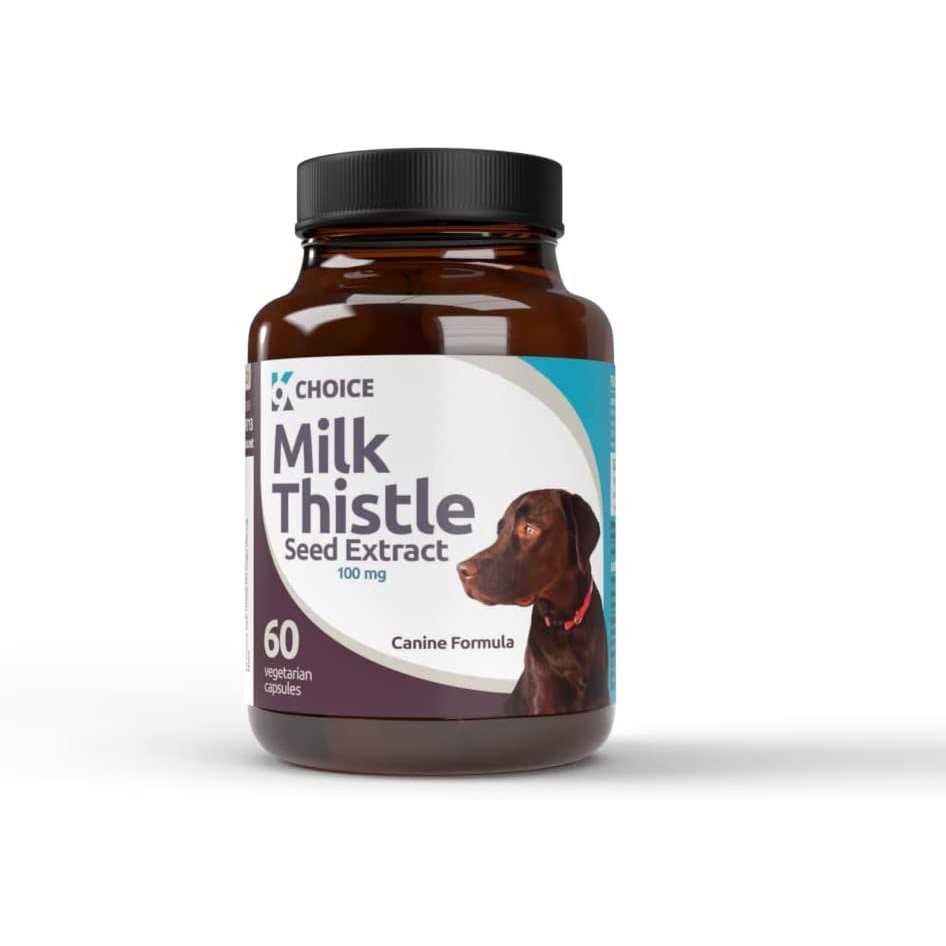 Milk Thistle for Dogs 100mg 60 Beef Flavored Tablets X754229