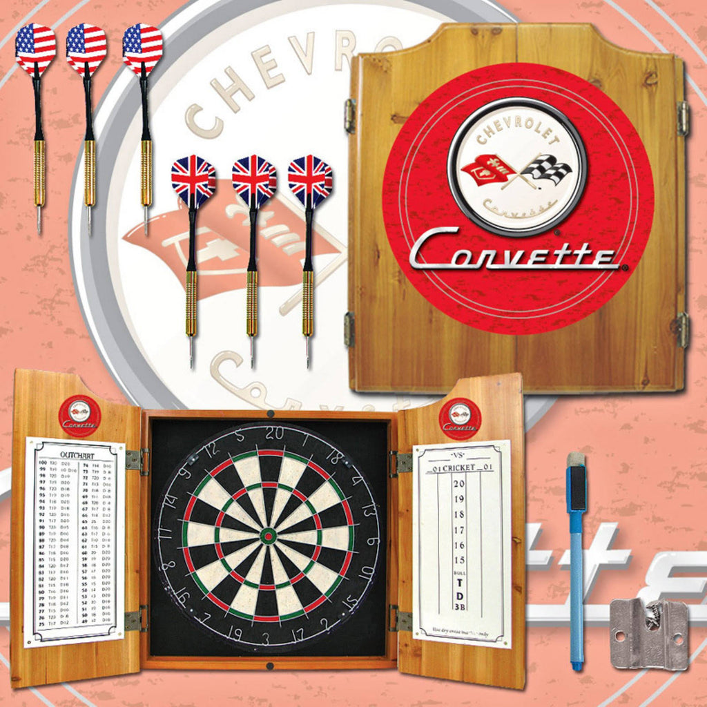 Dart Cabinet with Darts and Board X555133