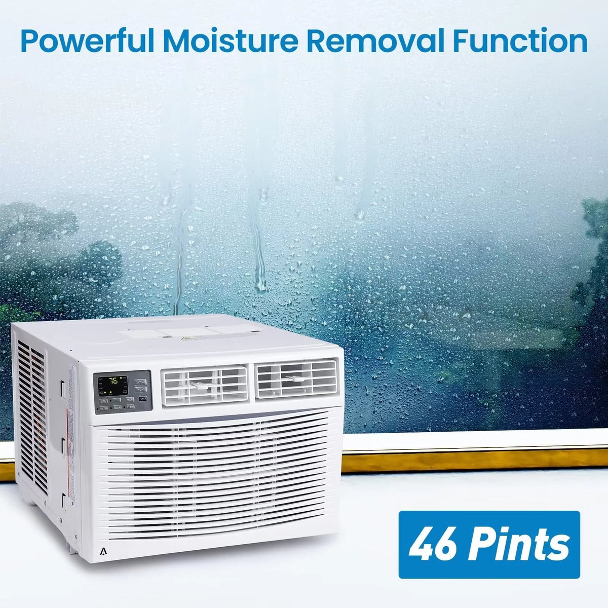 8000 BTU Window Air Conditioner with Remote/App Control V9377