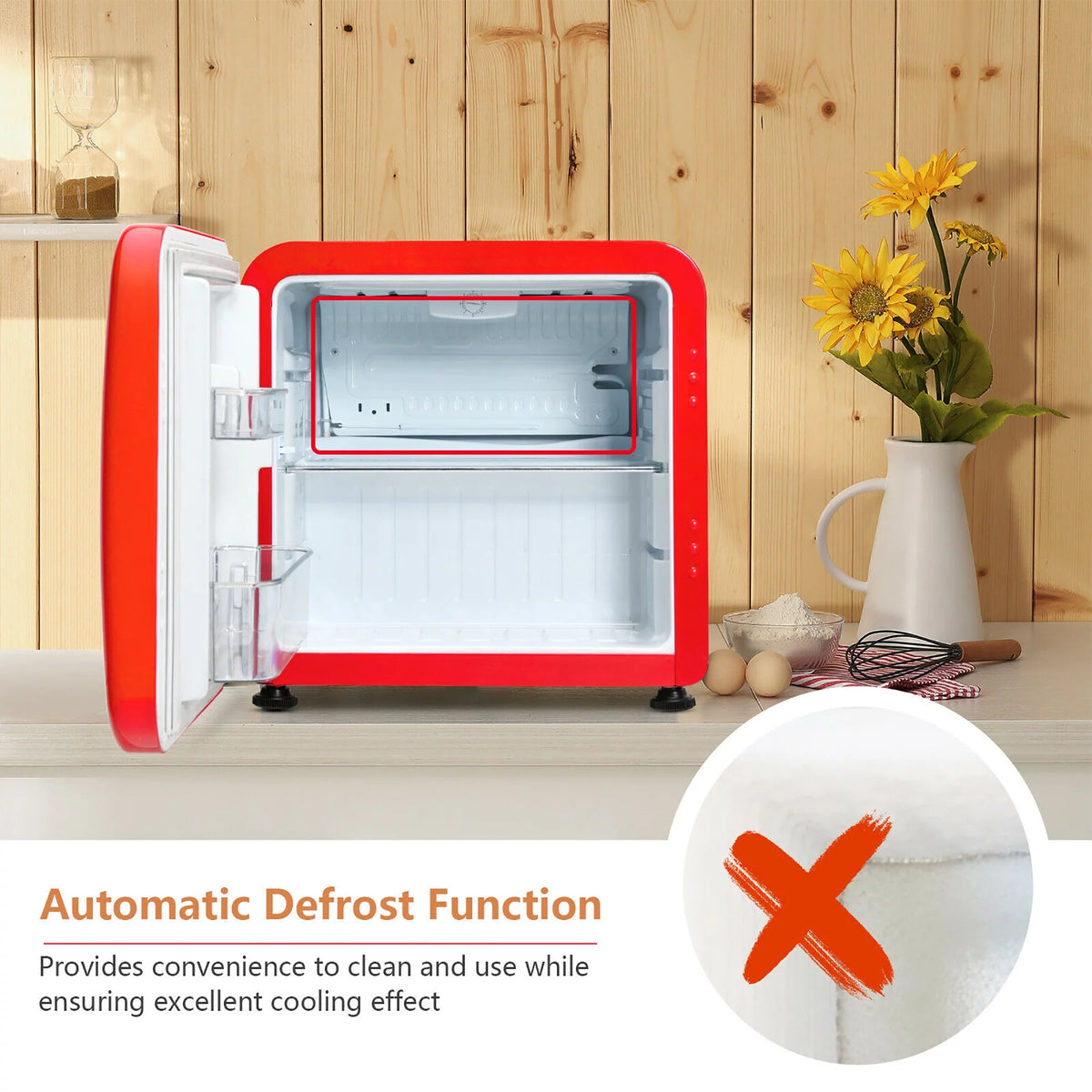 1.6 Cubic Feet Compact Refrigerator White B82471
