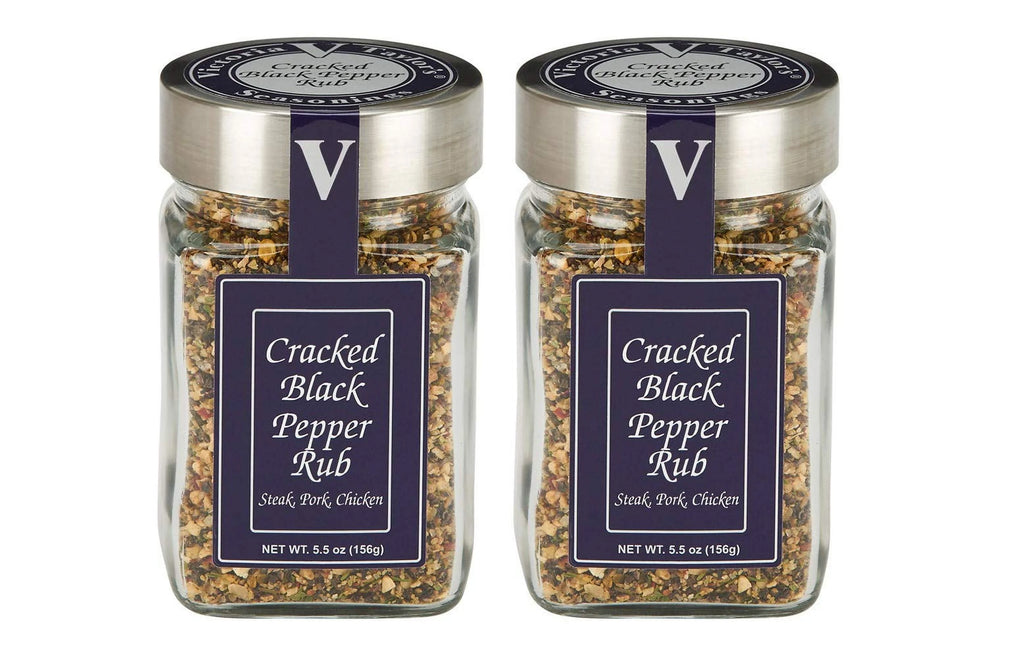 Cracked Black Pepper Rub 5.5 oz. Jar Pack of 2 J95639
