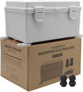 Grey Weatherproof Plastic Electrical Box with Lock R155