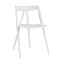 White Armless Chairs B59412