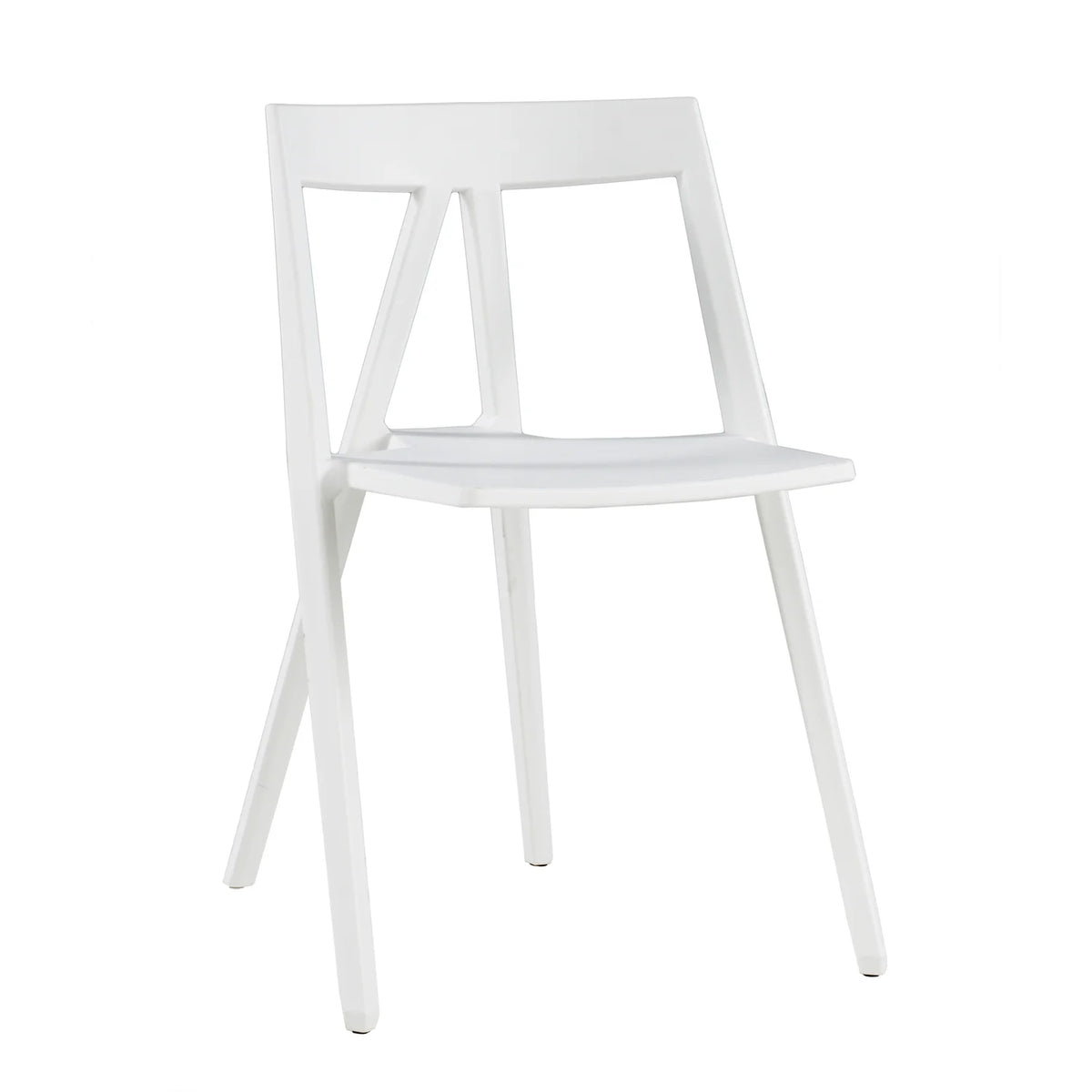 White Armless Chairs B59412