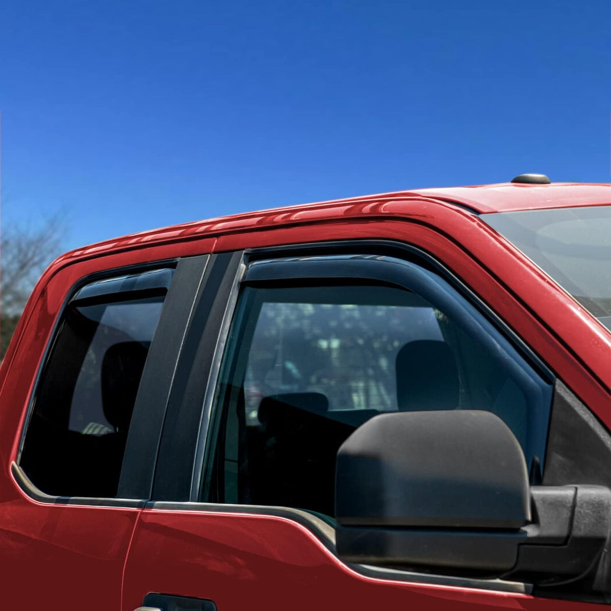 In-Channel Rain Guards for Trucks 4Pieces C881398