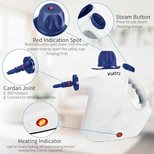 10 in 1 Handheld Steam Cleaner White X4605