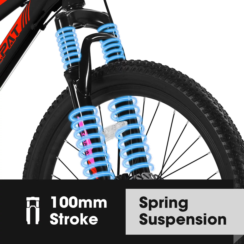 Pink 26 inch 21 Speed Dual Disc Brake Mountain Bike U7356