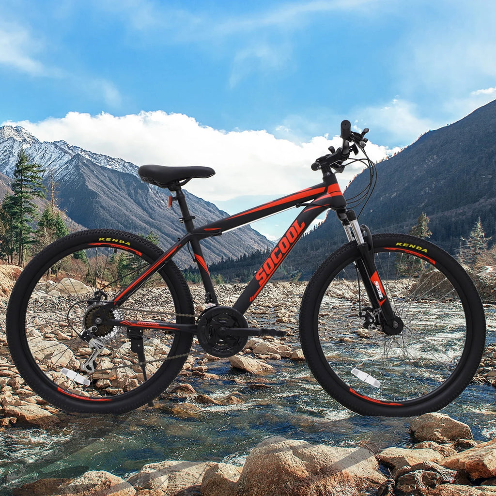 26 Inch 21 Speed Mountain Bike with Dual Disc Brakes F915619
