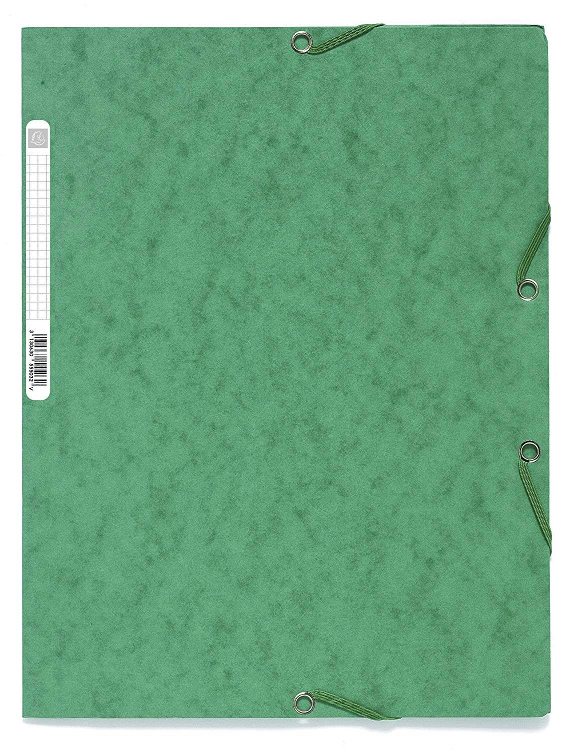 Green A4 3 Flap Folders, Pack of 25 X61523