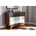 Multicolor Wood 6-Drawer Chest O657