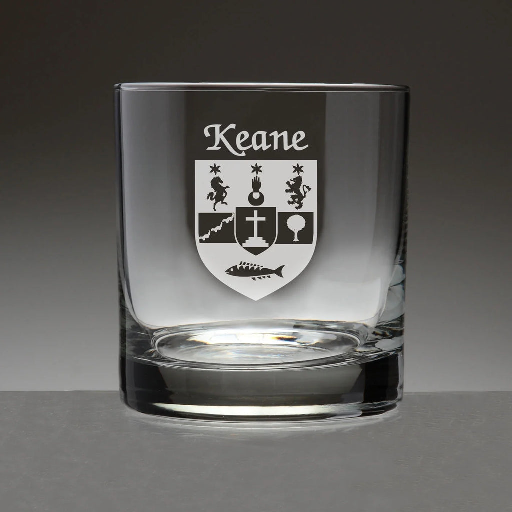 Set of 4 Etched Tumbler Glasses S480