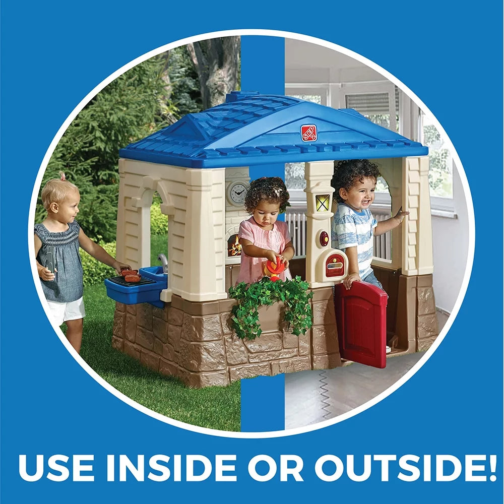 Brown Plastic Kids Playhouse G3204