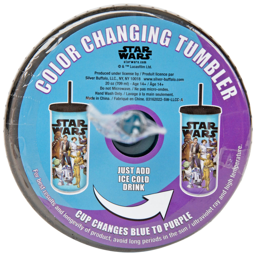 Star Wars Color Changing Tumbler with Lid & Straw X745
