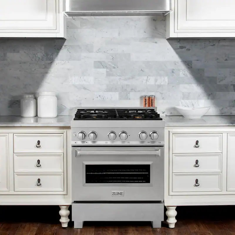 4 Burner Dual Fuel Range with Griddle R474