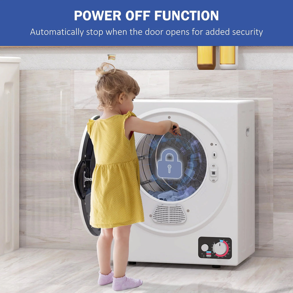 Portable Clothes Dryer 120V 850W 4 Drying Modes 1.5 cu.ft U559235