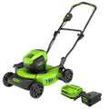 60V 19 Cordless Battery Push Lawn Mower with 5.0Ah Battery & Charger I4703