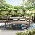 6-Piece Steel Outdoor Dining Set with Cushions R62140