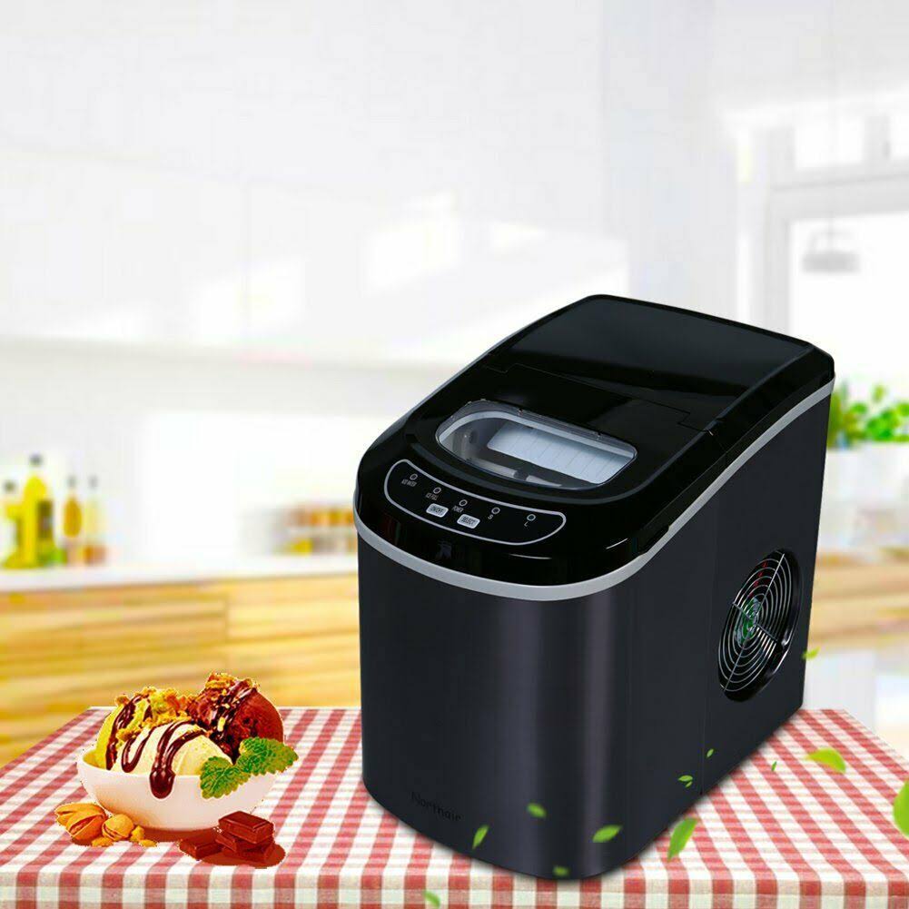 Stainless Steel Portable Countertop Ice Maker V518314