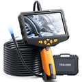Triple-Lens Borescope Inspection Camera with Light, 16.4ft Waterproof Flexible Cable E813707