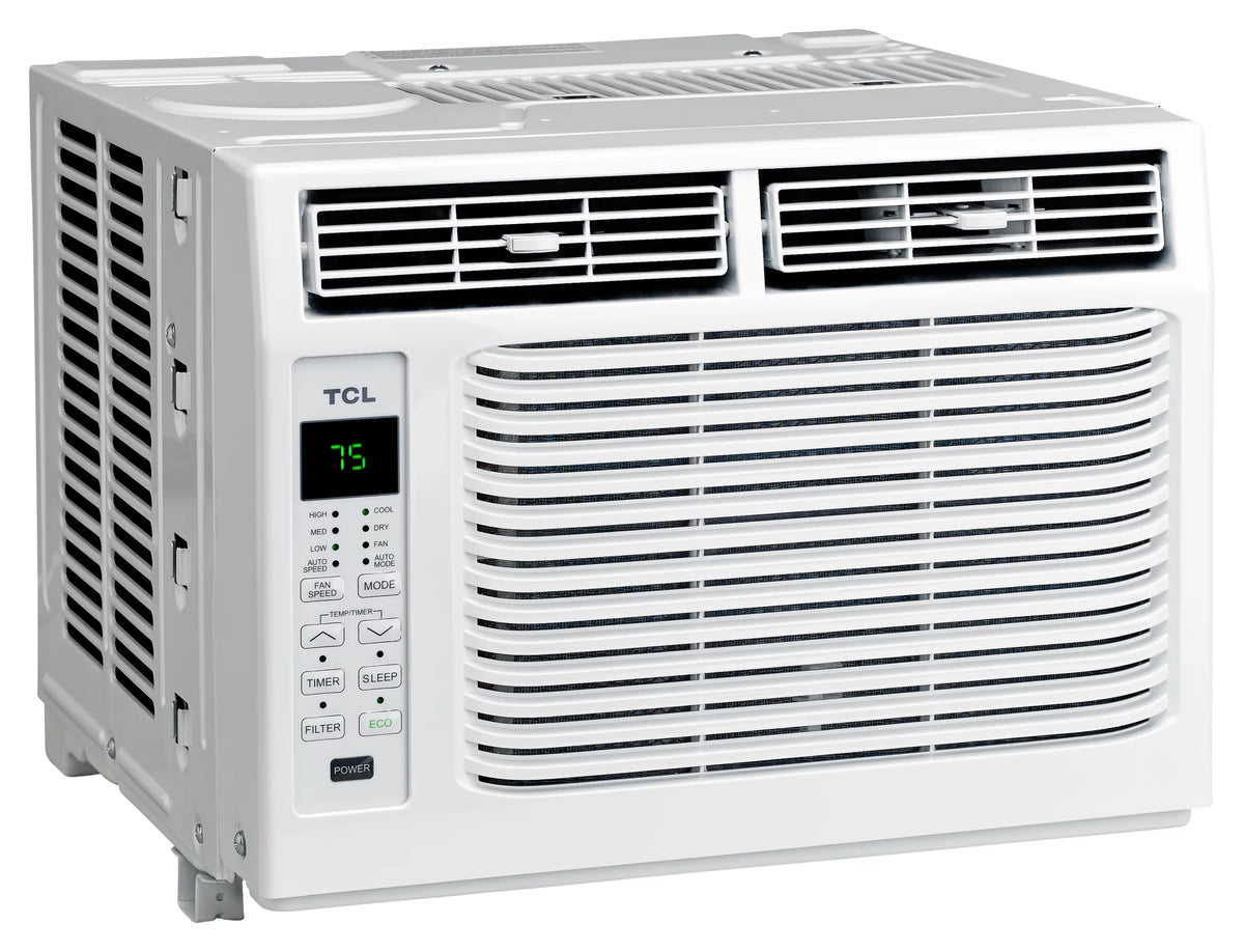 6,000 BTU 115-Volt Window Air Conditioner with Remote, White O9095
