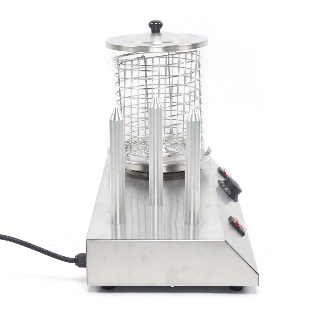 Commercial Electric Hot Dog Maker Machine Stainless Steel 110V B1449