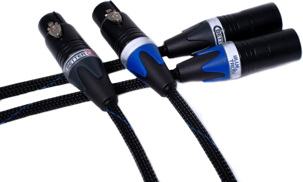 Balanced XLR Cables Stereo Pair 6 Feet O2606