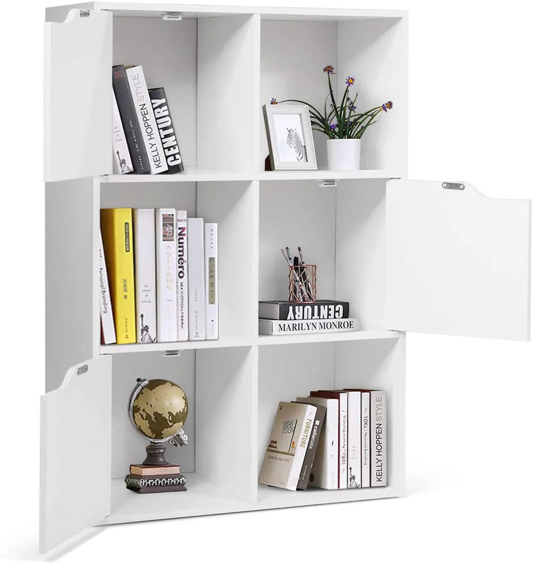 White 6-Cube Storage Organizer Cabinet N549