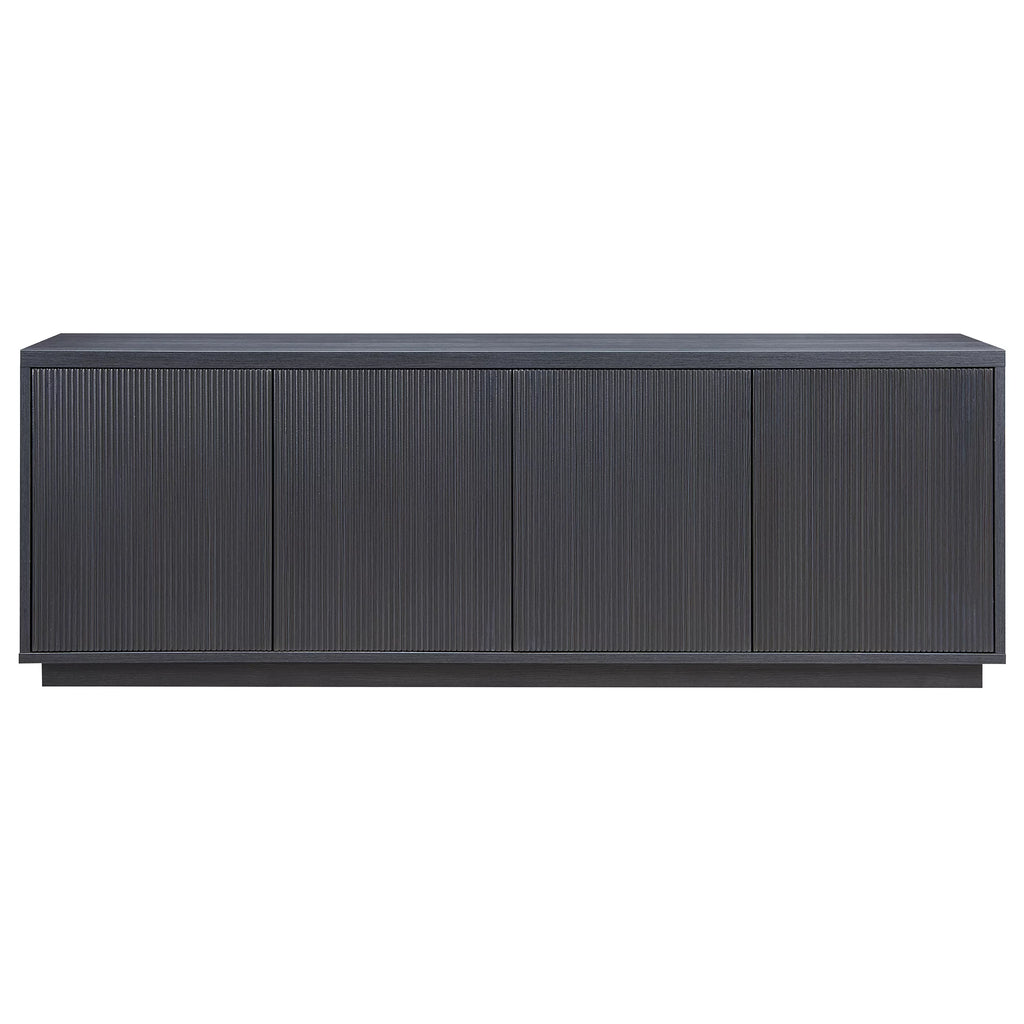 Black Grain Rectangular TV Stand C401