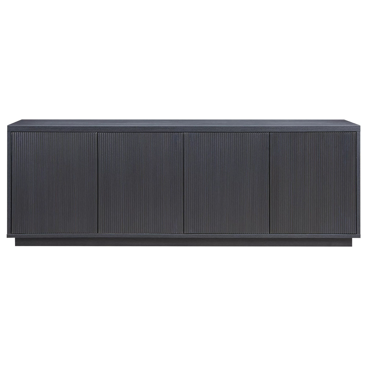 Black Grain Rectangular TV Stand C401