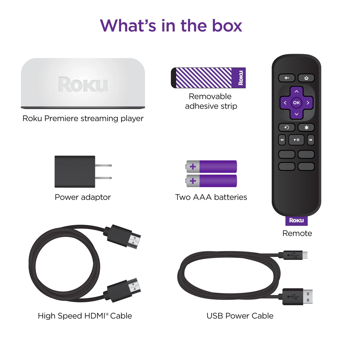 4K HDR Streaming Media Player with HDMI Cable and Remote Y3941