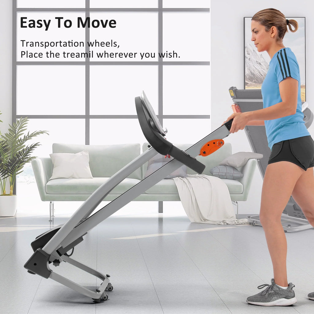 Folding Treadmill with 3-Level Incline L29877