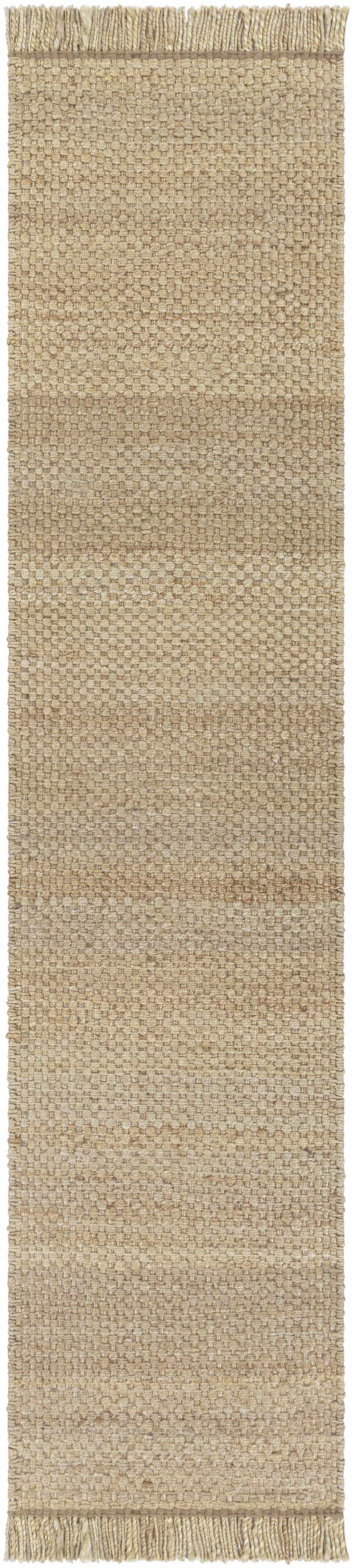 Beige 2' x 3' Jute Area Rug T240