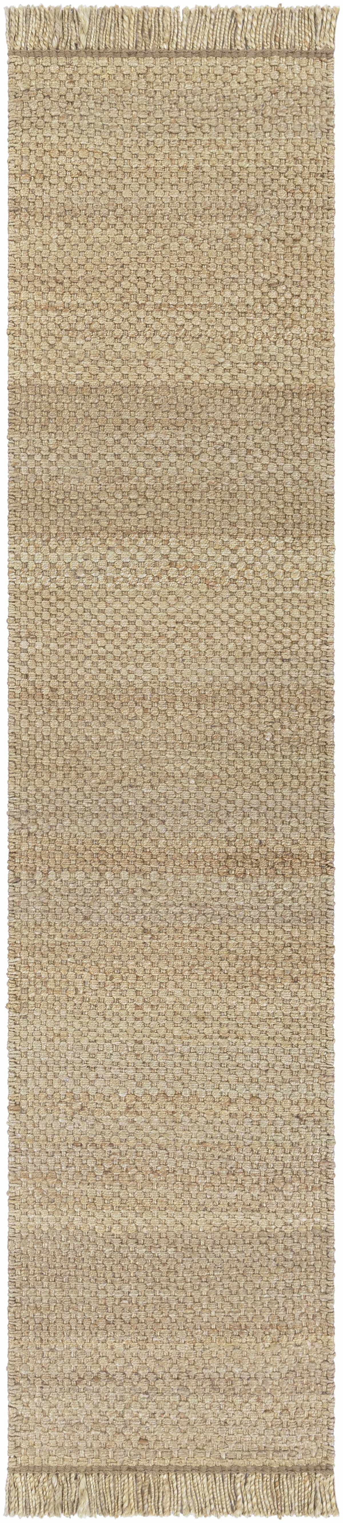 Beige 2' x 3' Jute Area Rug T240
