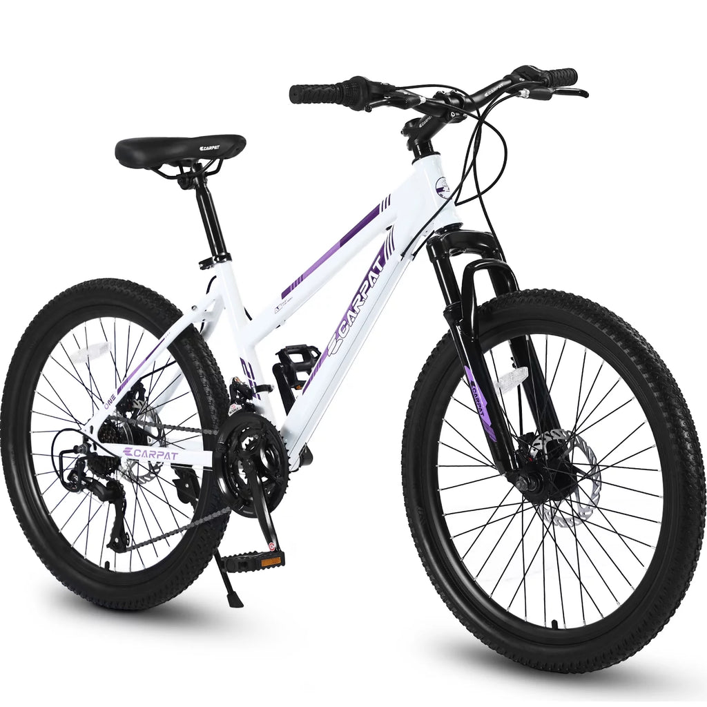 24 inch Kids Mountain Bike with Disc Brakes & 21 Speed U600993