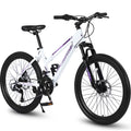 24 inch Kids Mountain Bike with Disc Brakes & 21 Speed U600993