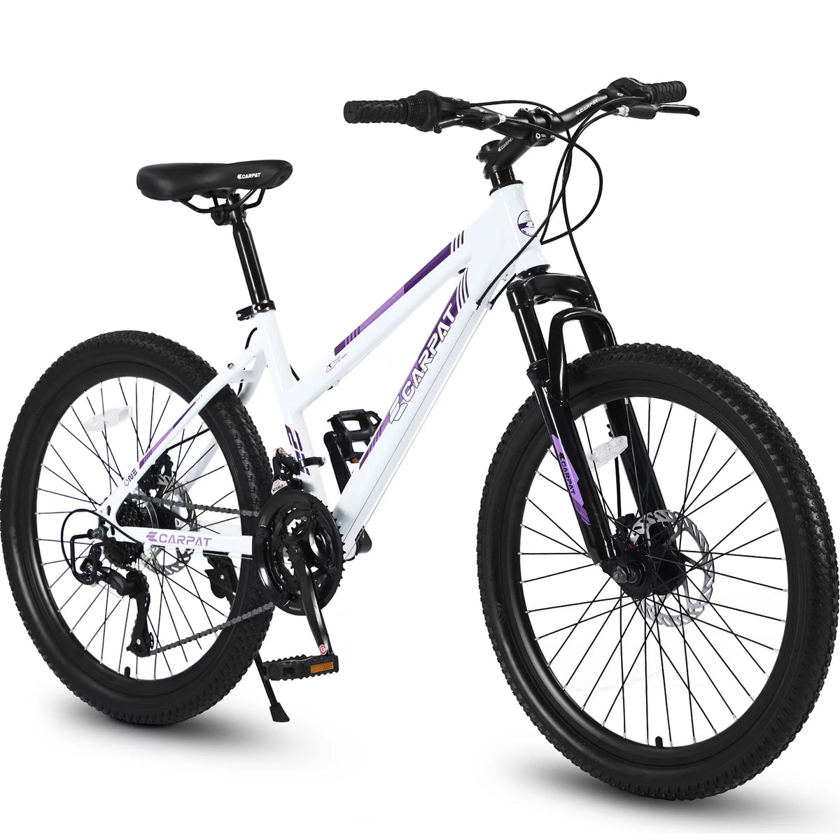 24 inch Kids Mountain Bike with Disc Brakes & 21 Speed U600993