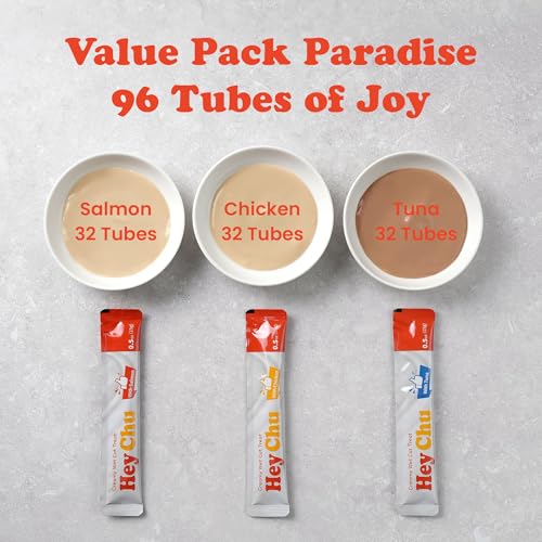 Grain-Free Squeezable Cat Treats 96 Tubes M560