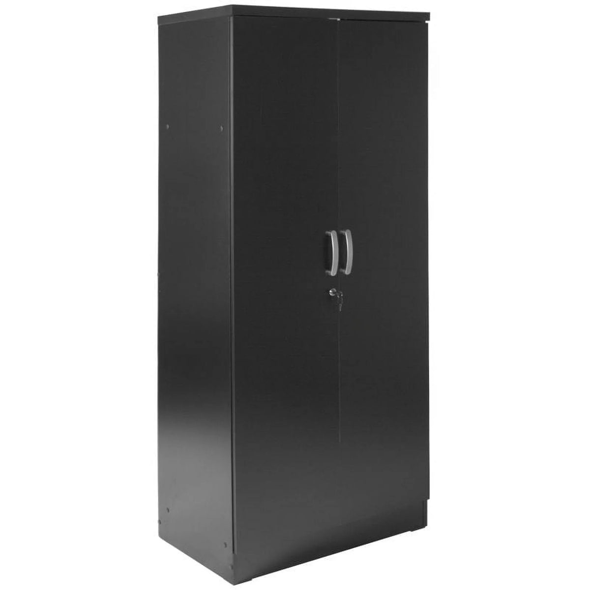 3-Piece Full Bed Armoire Wardrobe Cabinet and Nightstand L198